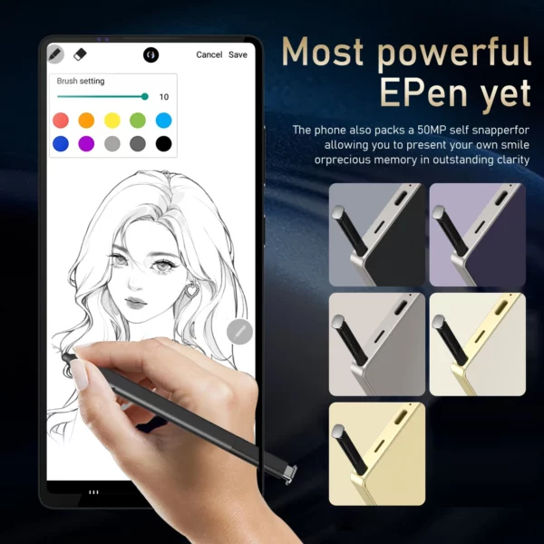 S25 Ultra Smartphone Android 6.8 pouces HD 8 + 256GB ROM 5800mAh 48MP caméra Android 12 MTK Core Google Play téléphone portable – Image 22