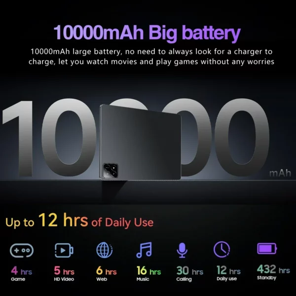 2025 nouveau Original MI Pad 7 Pro tablette 11 pouces Snapdragon 8gen2 HD 4K Android 14 22GB + 2TB 12000mAh 5G double SIM WiFi GPS tablettes PC – Image 23