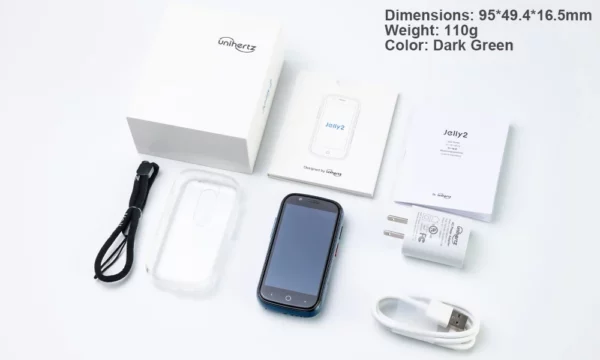 Unihertz-Mini smartphone Jelly 2, 6 Go 128 Go, Android 11, Helio P60, Octa Core, téléphone portable NDavid débloqué, téléphone infrarouge 16MP – Image 22
