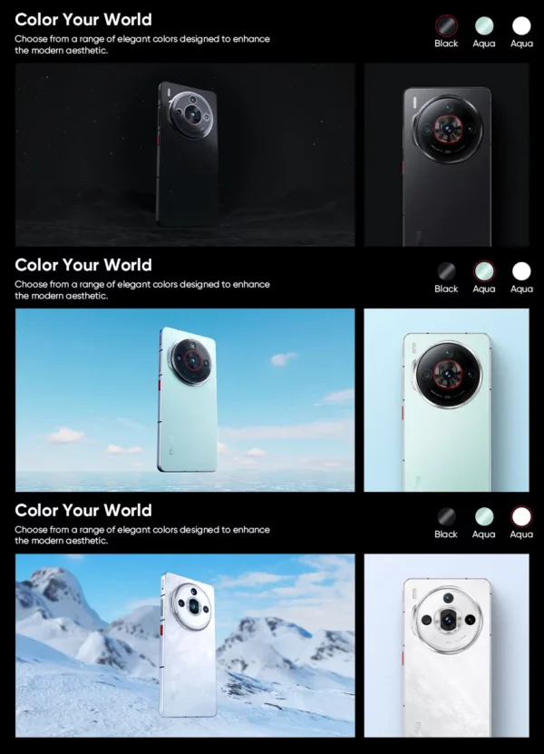 Nubia Z60S Pro Version mondiale 5G Smartphone Snapdragon 8 Gen 2 MyOS 14.0 120Hz écran AMOLED 6.78 pouces 50M + 50M + 8M 5100mAh NFC – Image 27