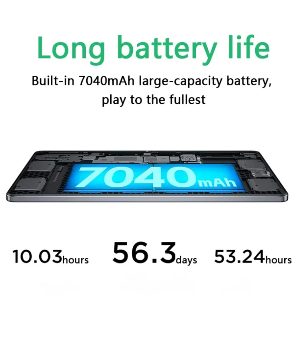 Lenovo-Tablette XiaoXin Pad 2024, 8 Go, 128 Go, Qualcomm Snapdragon 685, Octa Core, 11 ", WiFi, 8MP, Cam7040mAh, chargeur 20W, Global Dean – Image 14
