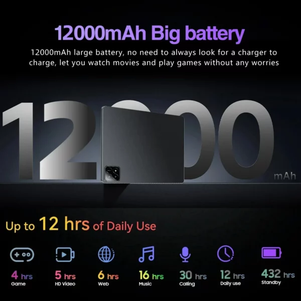 2024 Version mondiale originale Xioami Pad 6S Pro tablette 16Gb + 1T 11 pouces Hd 4K Android 14 20000Mah 5G double Sim Wifi6 Gps tablette – Image 21
