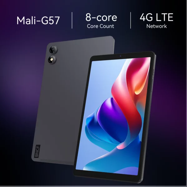 BNCF BPad Mini SE 8.7 pouces Android15 Unisoc T615 tablette écran IPS 8 cœurs (4 +12)GB RAM + 128GB ROM 5500mAh batterie Widevine L1 onglet – Image 3