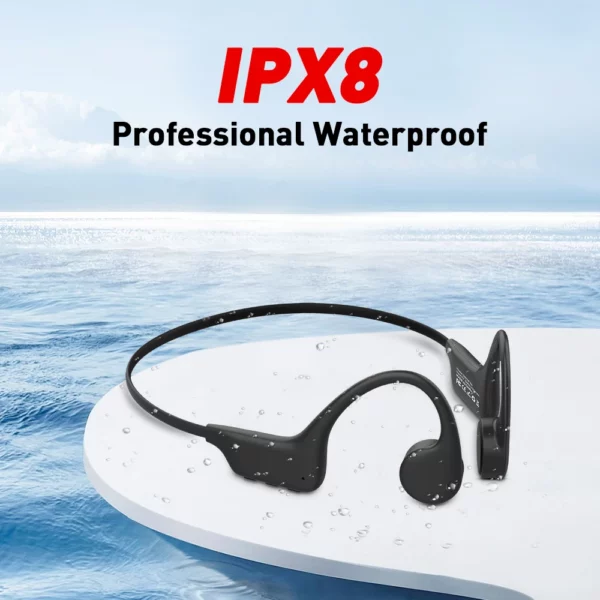 Mpow X6 Pro casque à Conduction osseuse sans fil Bluetooth 5.3 étanche IPX8 casque de sport professionnel intégré 32GB de mémoire – Image 2