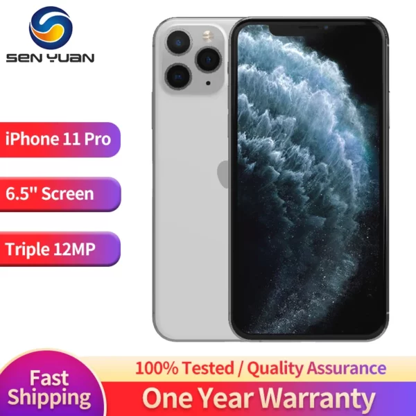 Apple iPhone11 Pro 64GB 256GB ROM Original 5.8 "Super Retina OLED A13 IOS iPhone 11 Pro 11Pro Face ID Véritable iphone 11 pro