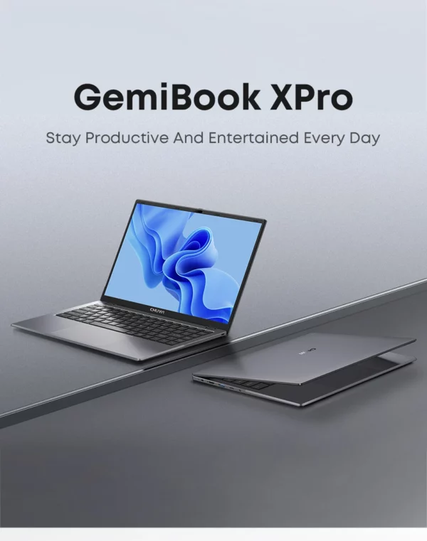 CHUWI GemiBook XPro 14 pouces UHD écran ordinateur portable 8GB RAM 256GB SSD Intel N150/N100 Windows 11 ordinateur avec ventilateur de refroidissement ordinateur portable – Image 7