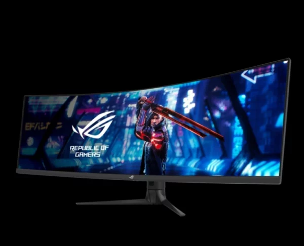 ASUS ROG Strix-Moniteur IPS incurvé rapide, XG49WCR 49, 5120x1440, taux de rafraîchissement de 165Hz, luminosité de 450Wind/ m2, USB Type-C – Image 4