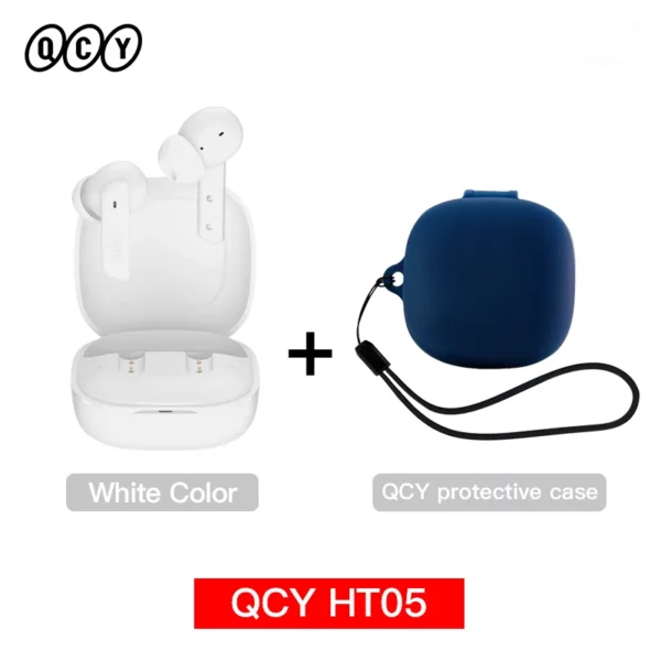 QCY HT05 ANC écouteur sans fil 40dB antibruit Bluetooth 5.2 casque 6 micro ENC HD appel TWS écouteurs Mode transparence – Image 22