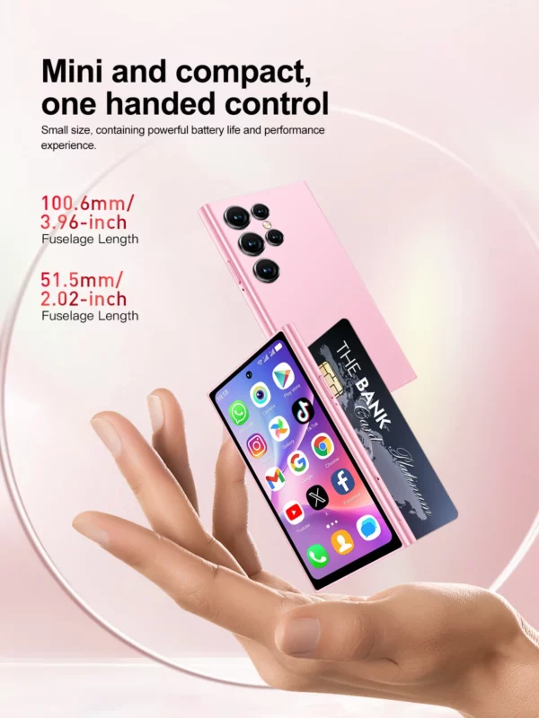 SERVO S27 Mini réseau 3G petit Smartphone 4.0 pouces affichage 2GB RAM 16GB ROM double SIM reconnaissance faciale Android petits téléphones intelligents – Image 36