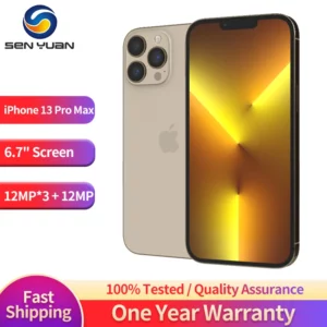 Téléphone débloqué d'origine iPhone 13 Pro Max, 128 Go, 256 Go, Dean A15, IOS, Face ID, NDavid, 5G