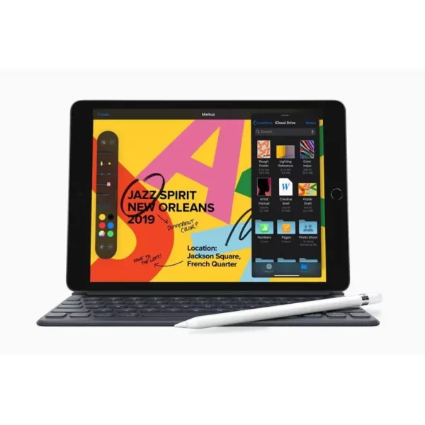 Original débloqué Apple iPad 10.2 (2019) iPad 7th Gen Wifi 32/128GB Apple A10 Fusion IPS LCD 96% nouvelle tablette – Image 6