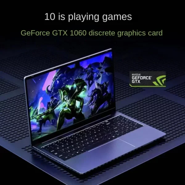 NVIDIA GeForce GTX 1060 4G Max 32GB ordinateurs portables Windows 10 11 Pro ordinateur bureau Netbook 15.6 pouces Gen Intel 12th N95 5G WiFi – Image 3