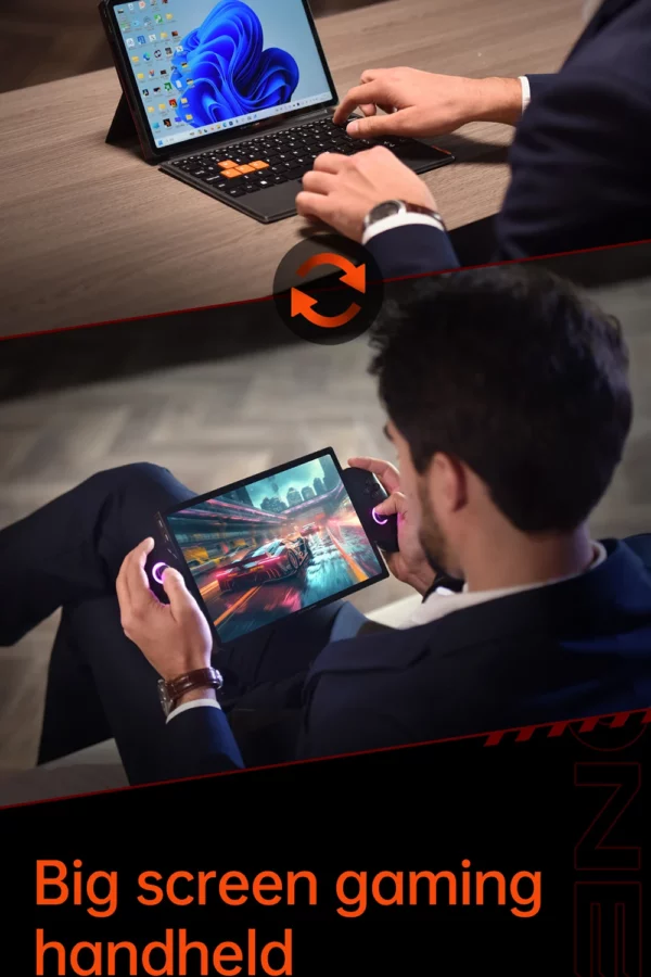 OneXFirst-Ordinateur portable et tablette, PC 3 en 1, Console de jeu, Windows, Déterminer les thorac, BronchPRO, AMD, Ryzen, AI 9, HXsuspec, 8840U, 10.95 pouces – Image 15