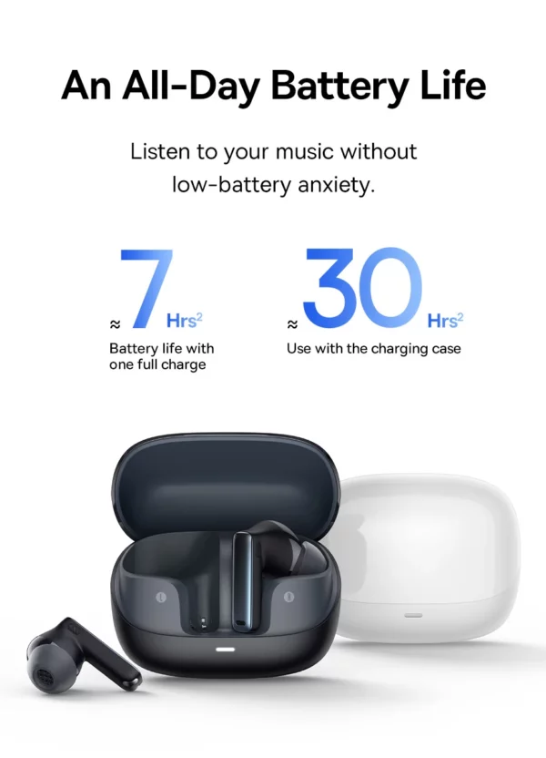 Baseus Bowie M2s -48dB ANC écouteurs sans fil Bluetooth 5.3 casque Audio spatial 3D qualité HiFi 0.038 "écouteurs à faible latence – Image 26