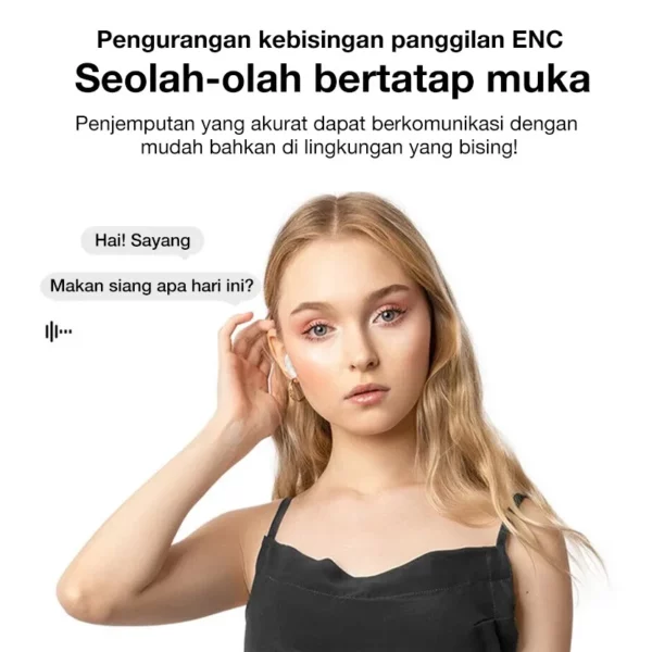 Nouveau pour Sooyn écouteurs Audio portables bluetooth sans fil contrôle par application originale temps de travail 68 heures réduction du bruit A9 pro LZ-G4 – Image 5