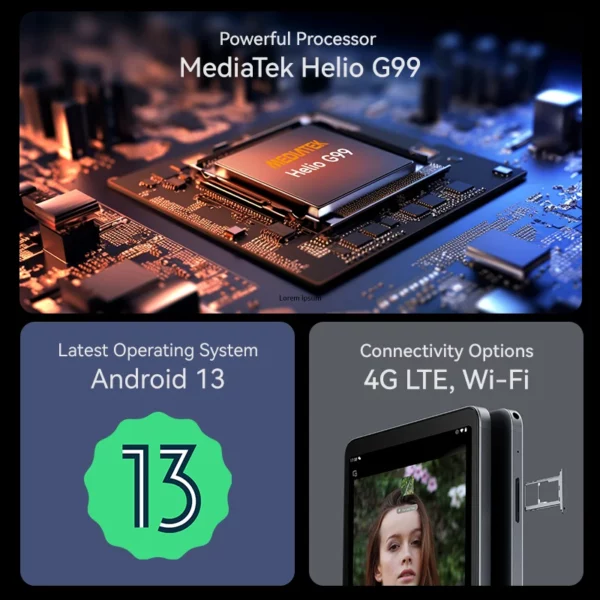 ALLDOCUBE iPlay50 mini pro tablette 8.4 pouces MTK Helio G99 8GB RAM 128/256GB ROM Android 13 5000mAh LTE & Wi-Fi prix spécial vente – Image 2