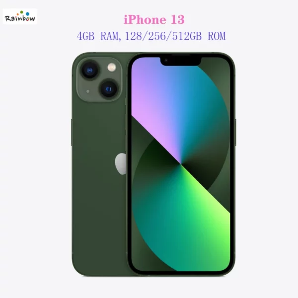 Apple iPhone 13 d'origine 128GB/256GB/512GB téléphone portable 5G LTE identification faciale NFC IOS A15 bionique Hexa Core 6.1 ''12MP et 12MP 3240mAh – Image 12