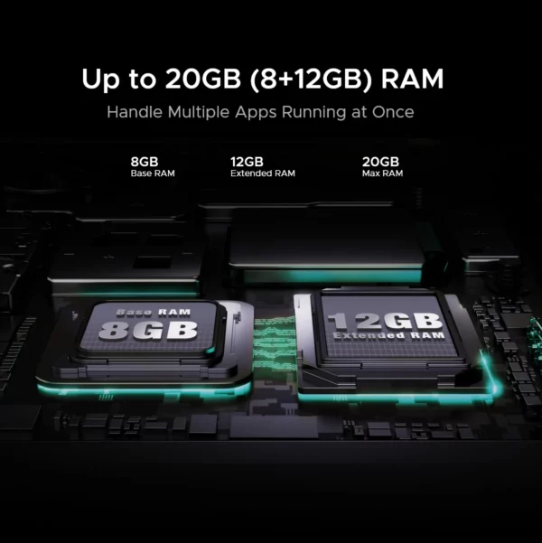 Doogee-Tablette T40 Pro, 12 ", IPS, 2.4K, 20 Go, 8 Go, 512 Go, Android 14, Helio G99, 6nm, 10800mAh, 18W Charge, 7.6mm, Ultra-mince, Première mondiale – Image 4