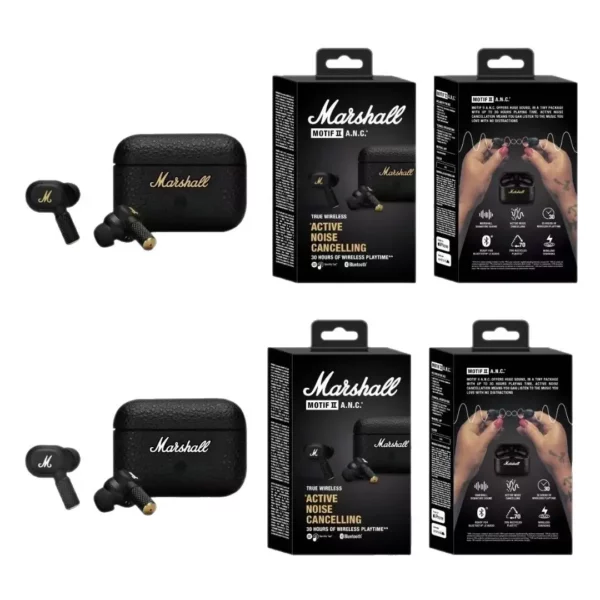 Nouveau Marshall MOTIF II ANC True Bluetooth 5.2 casque antibruit actif écouteurs intra-auriculaires casque HKversion – Image 10