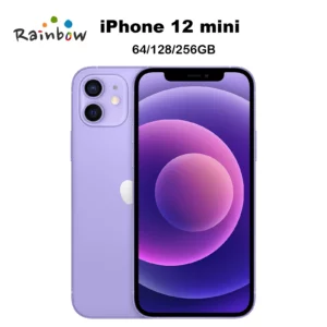Apple iPhone 12 Mini débloqué véritable RAM 4GB ROM 64/128/256GB A14 IOS Face ID NFC 5G téléphone portable
