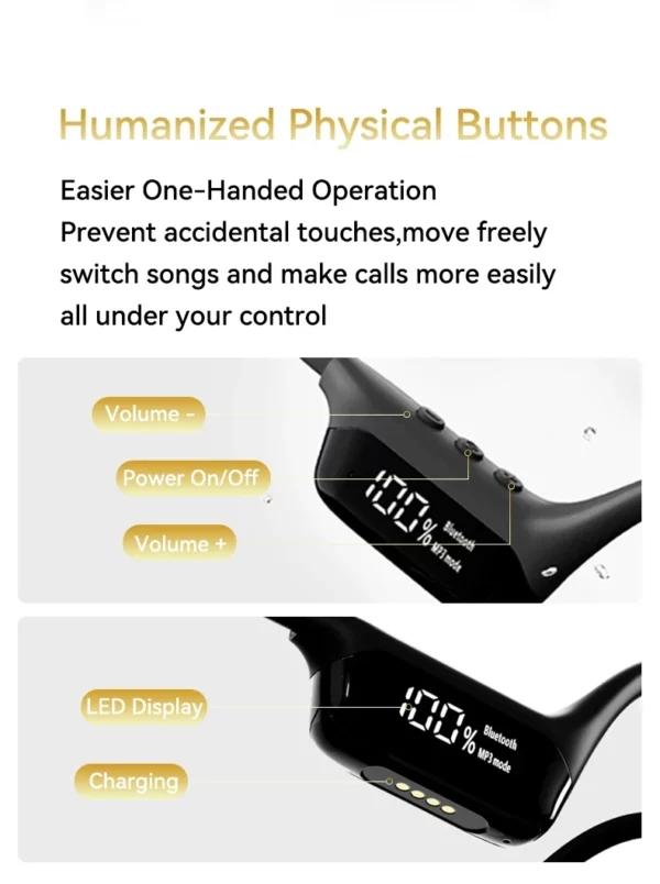 Xiaomi Mijia – écouteurs à Conduction osseuse, Bluetooth, micro sans fil, étanche IP68, lecteur MP3, Hifi, pour natation, 32 go – Image 40