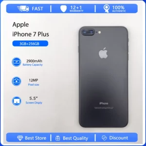 Apple-Smartphone iPhone 7 Plus Débloqué, Téléphone Portable d'Origine, Utilisé, 5.5 Pouces, 32/128/256 Go, Dean, Façades Core, IOS, 12MP, 4G, Empreintes Digitales