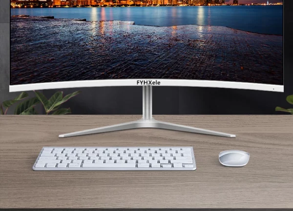 Écran incurvé d'ordinateur Gaming MVA FHD 24/27 P, 1080 pouces, 75Hz, 2800R HDMI/VGA DCR, protection des yeux, VESA 100x100, réponse 2ms – Image 13
