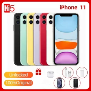 Apple iPhone 11 4G LTE 6.1 "A13 IOS NFC 4GB RAM 64GB & 128GB & 256GB ROM véritable Retina LCD Original débloqué téléphone utilisé