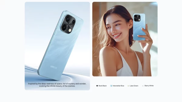 [Nouveau] UMIDIGI Note 100 Android 14 Smartphone 6.8 "HD + 120Hz 50MP caméra 8GB 256GB/6GB 128GB 20W 5000mAh double SIM NFC – Image 18