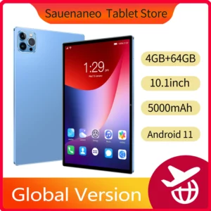 Nouveau Tablette Pc 10.1 pouces, 4 go de RAM, 64 ROM, prend en charge les appels vidéo, double caméra, Google Octa core, Android 11.0, batterie 5000mAh