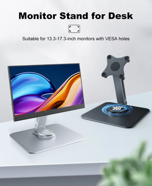 HOWENS 15.6 pouces 4K FHD écran de moniteur Portable double haut-parleurs HDR IPS RGB affichage de jeu pour ordinateur Portable commutateur Xbox PS4/5 avec support – Image 24