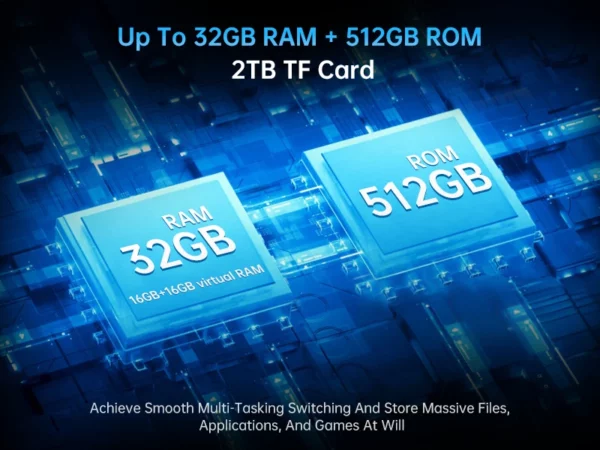 【 Premier du monde】Unihertz par 8849 Tank 4 pro Smartphone 5G avec projecteur 720P Dimensité 8300 36 Go + 1 To Téléphone portable 3k AMOLED Android – Image 13