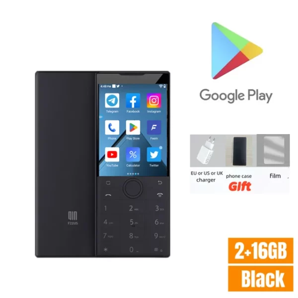 Téléphone intelligent à écran tactile Android 11 sans caméra, version Google F22, 2 Go + 16 Go, WiFi + 2.8 pouces, MTK6739, économiser de l'argent – Image 5