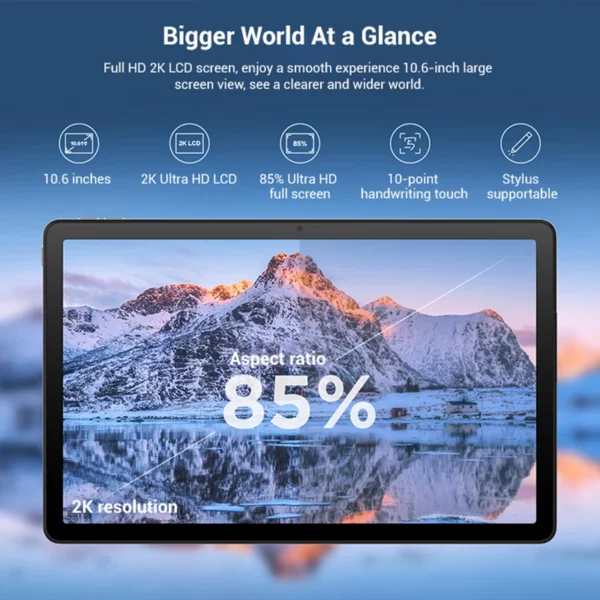 Lenovo – tablette K10 Pro originale, 10.6 pouces, 4G, WiFi, 6 go, 128 go, Android 12, Qualcomm 6225, Octa Core, prise en charge de l'identification faciale – Image 6