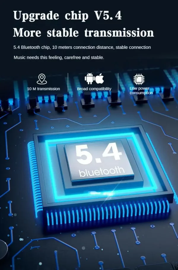 Nouveau pour Sooyn écouteurs Audio portables bluetooth sans fil contrôle par application originale temps de travail 68 heures réduction du bruit A9 pro LZ-G4 – Image 11