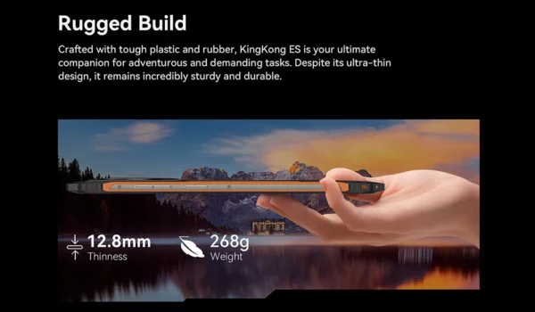 Smartphone Android robuste ultra-mince Cubot KingKong ES, 16 Go de RAM (6 Go + 10 Go), 128 Go de ROM, écran 6,56" 90 Hz, caméra 48 MP, téléphone 4G – Image 13