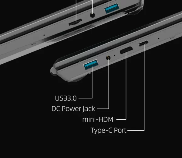 Entreprise de reconnaissance faciale à double écran pour ordinateur portable 15,6 pouces + 7 pouces, RAW 32 Go SSD 2 To DDR4, 180 °   écran tactile haute définition rétroéclairé – Image 36