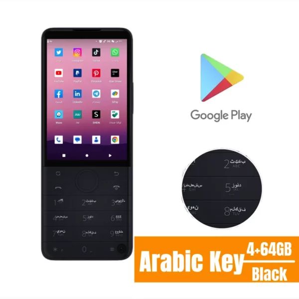 Nouveau Qin F22 Pro écran tactile intelligent téléphone Wifi 5G + 3.5 pouces 4GB 64GB ajouter Google Store Android QinGlobal Version téléphone portable – Image 16