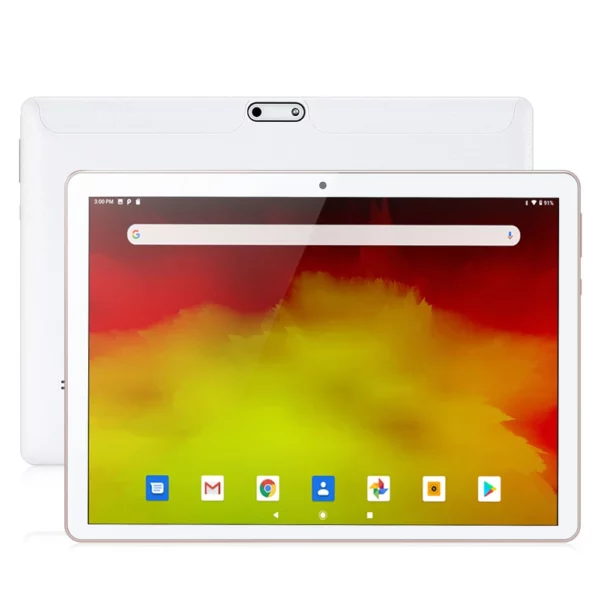 Tablette Android 11 de 10.1 Pouces, 4 Go + 64 Go, 3G, Appel Téléphonique, Touriste, EpiCard ou WIFI, Google Play, pour Ordinateur Portable, Nouveauté 2024 – Image 7