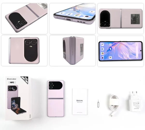 Blackview HERO 10-Smartphone avec Écran Pliant AMOLED de 6.9 Pouces, 12 Go de RAM et 256 Go de ROM, Caméra MTK 108MP, Helio G99, Première Mondiale – Image 10