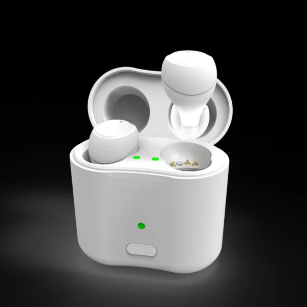 Modes de fonctionnement rechargeables à une touche, aide auditive Invisible sans bruit, aide auditive intelligente pour perte sévère, soins auditifs – Image 3