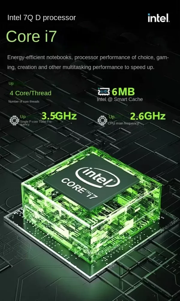 QMDZ ordinateur portable de jeu 16 "IPS 1920x1200 Intel Core I7-6700HQ 2,6 GHz Max 64 Go de RAM NVIDIA GeForce GTX 1060 6 Go GDDR5 Windows 11 Pro – Image 18