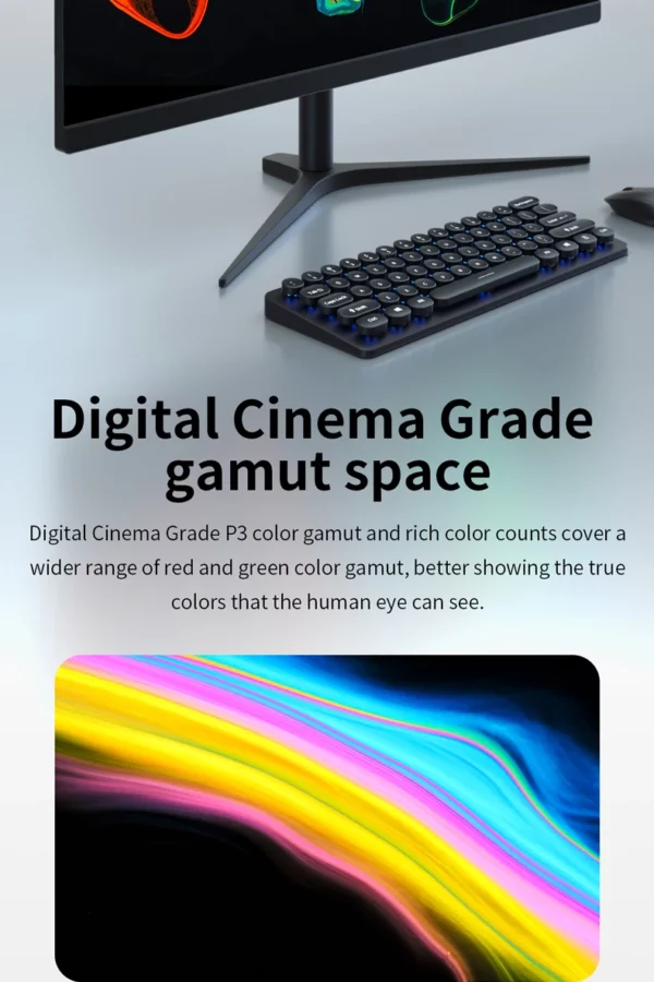 Moniteur de jeu G-sync 24/27 pouces, écran Ips Fhd 180hz 1k/2k, écran d'ordinateur de bureau – Image 14