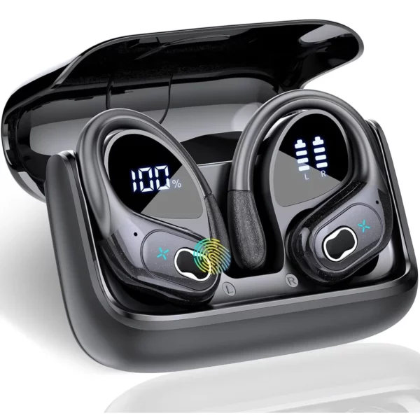 TWS sport écouteurs Bluetooth 5.4 HIFI basse sans fil casque LED tactile mains libres écouteur suppression du bruit casque étanche – Image 7
