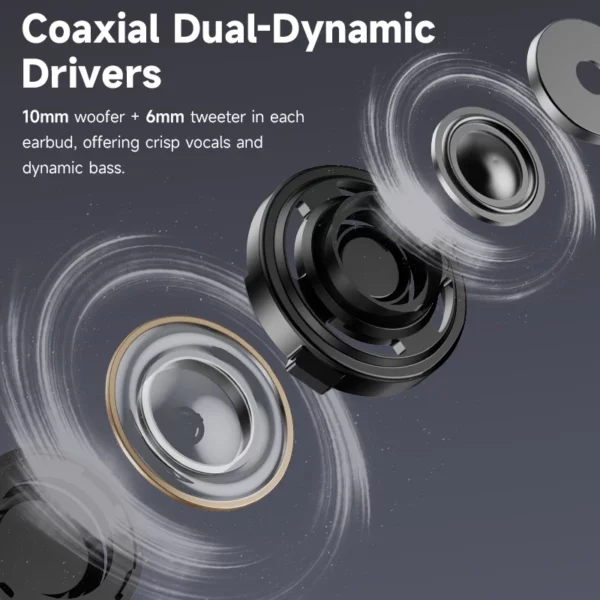 Edifier W260NC ANC Écouteurs TWS antibruit Bluetooth 5.3 Écouteurs sans fil haute résolution avec LDAC, 32 heures, connexion multiple – Image 3
