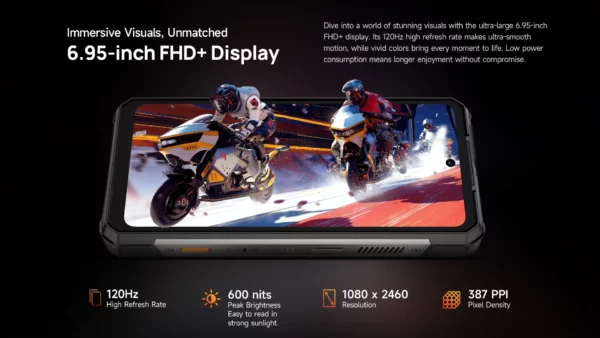Ulefone Armor 34 Pro 5G AI 25500mAh téléphone robuste Smartphone Android 15 32GB + 512GB projecteur DLP intégré 6.95 "NFC téléphone portable – Image 32