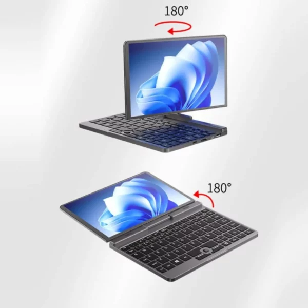 CRELANDER P8 Mini ordinateur portable de jeu 8 pouces écran tactile Intel Alder Lake N150 12GB DDR5 Windows 11 WiFi 6 petit ordinateur portable de poche – Image 4