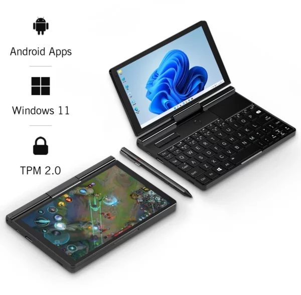 GPD Pocket 3 Intel i3 1125G4 RAM 16GB mémoire 512GB SSD disque dur Windows 11 maison Portable ordinateur Portable Mini PC écran tactile – Image 27