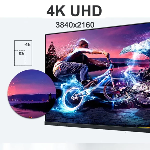 Écran LED incurvé IPS 4K 60Hz pour ordinateur de bureau et de jeu, 32 pouces, UHD HDR400, compatible HDMI, DP, Audio, type-c, 3840x2160 – Image 6