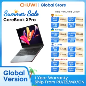 CHUWI-Ordinateur portable GemiPleXPro avec ventilateur de refroidissement, ordinateur portable Windows 11, Intel N100, foulant 14.1 GPU, écran 600 pouces, 8 Go de RAM, 256 Go de SSD